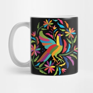 Mexican Otomí Bird by Akbaly Mug